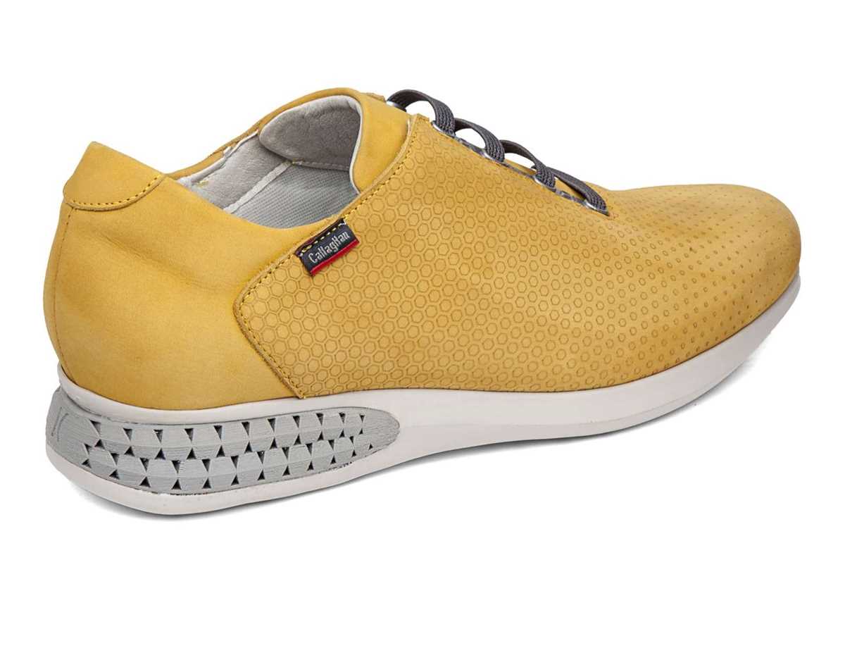 Callaghan 12101 Personal Sneakers Herre Gul | KVQ16DI