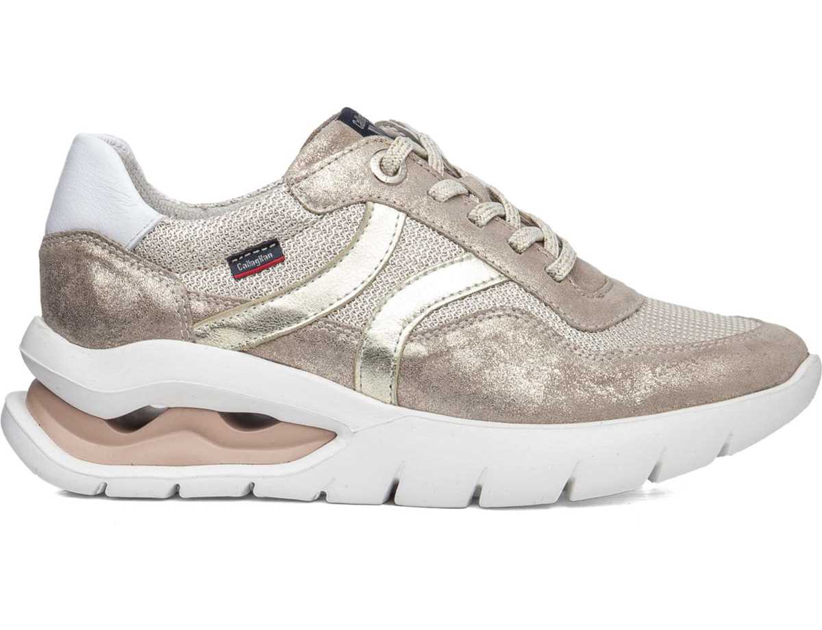Callaghan 45812 Aria Sneakers Dame Hvide Guld Beige | FBB4153MR